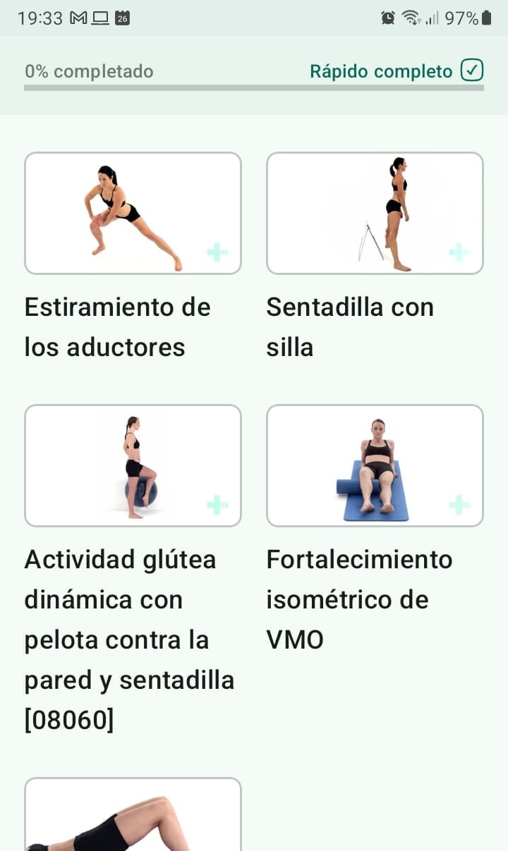 Lesión del ligamento colateral medial de la rodilla programa de ejercicios