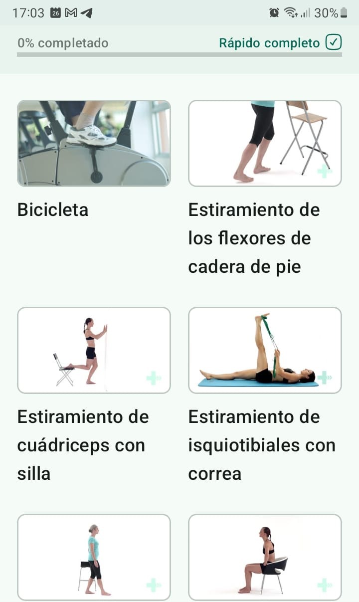 Estenosis del canal lumbar programa de ejercicios